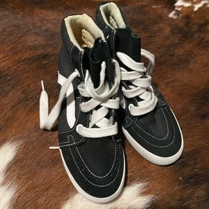 Wedge heel vans fat laces